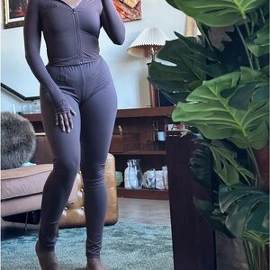NWT Body By Raven Tracy 2-Piece Set Chocolate Brown S Hoodie & XL Pants